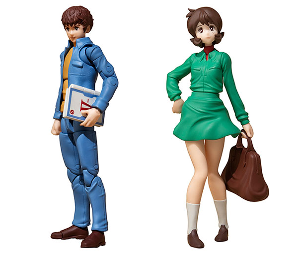 G.M.G. Mobile Suit Gundam E.F.G.F. 07 Amuro Ray & Fraw Bow