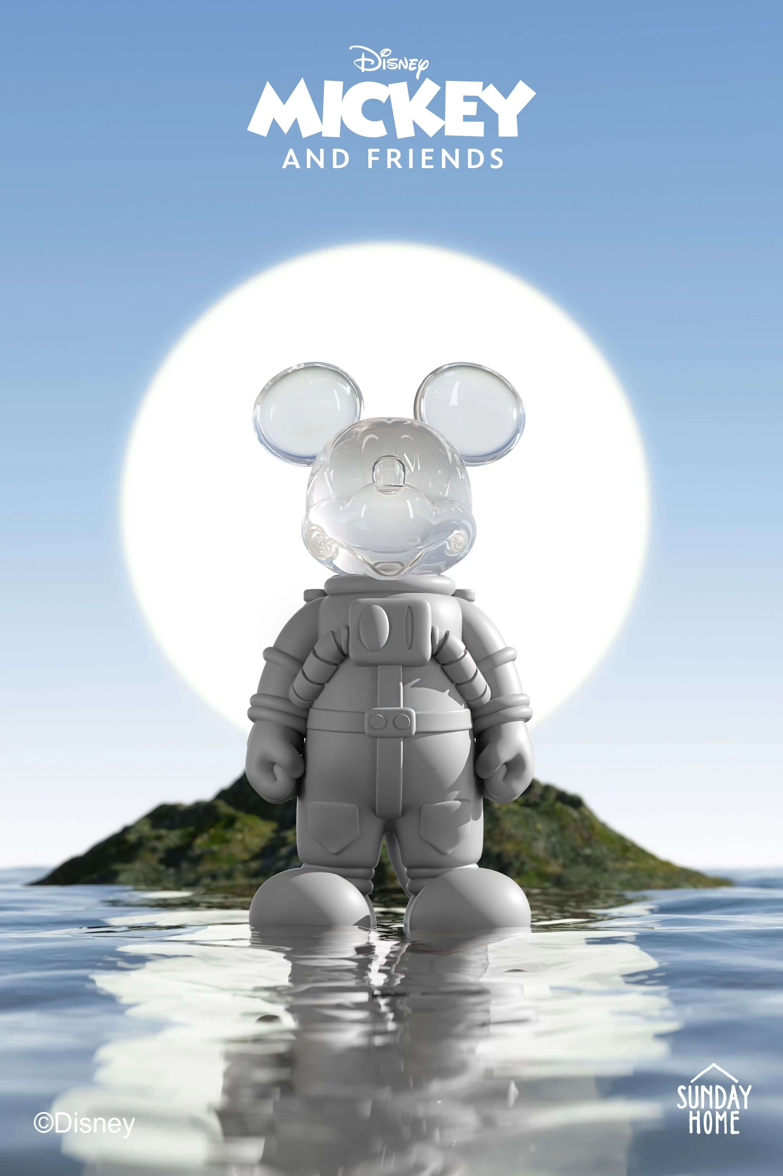 Mickey Mouse The realm of clear water - Cement Ash ver