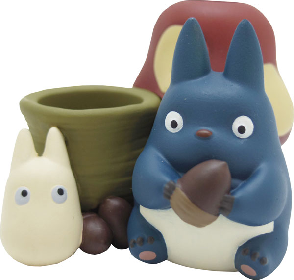 Studio Ghibli Works IKT-03B My Neighbor Totoro Seal Stand Medium Totoro & Small Totoro