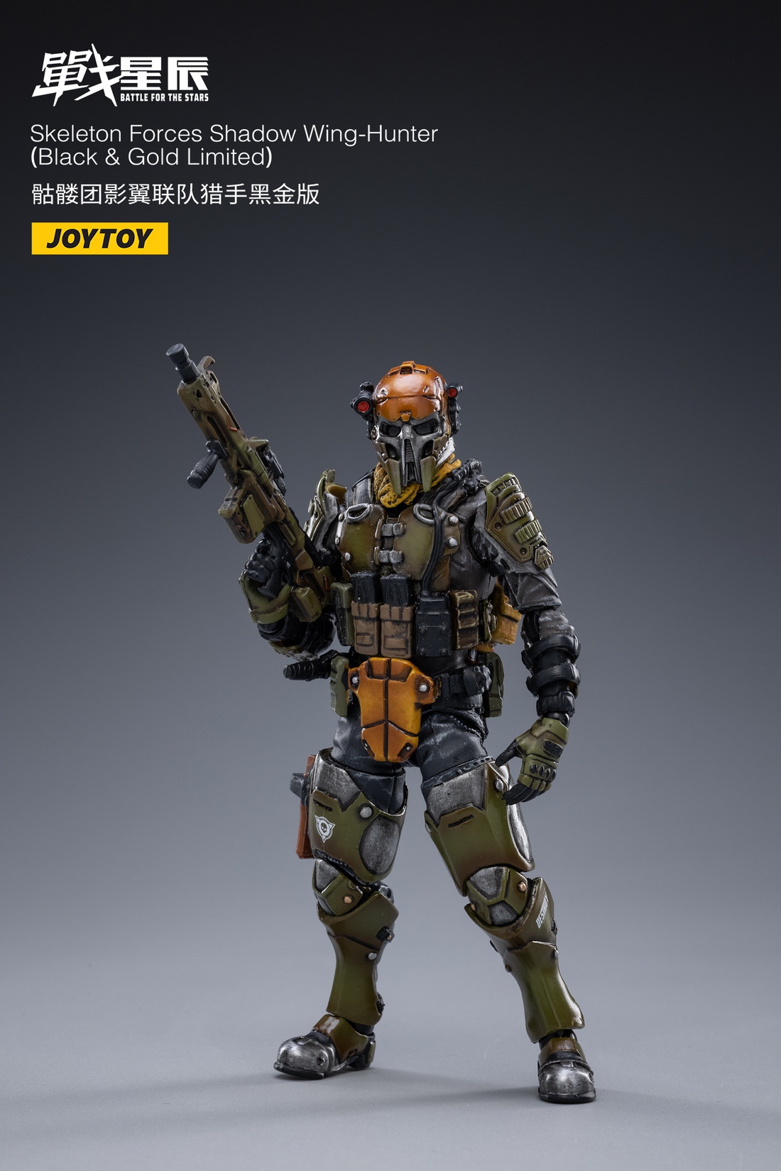 Skeleton Forces Shadow Wing - Hunter Black & Gold Edition 1/18