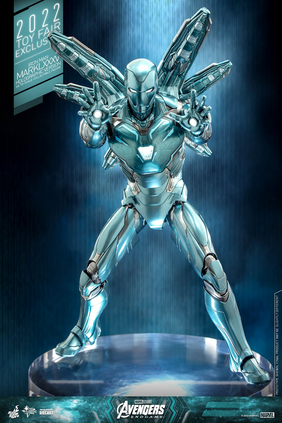 AVENGERS: ENDGAME IRON MAN MARK LXXXV (HOLOGRAPHIC VERSION) TOY FAIR EXCLUSIVE 1/6