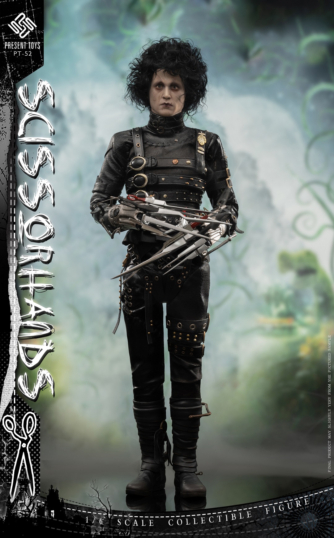Scissor Hands [Genuine Leather Hair Transplant Version] 1/6
