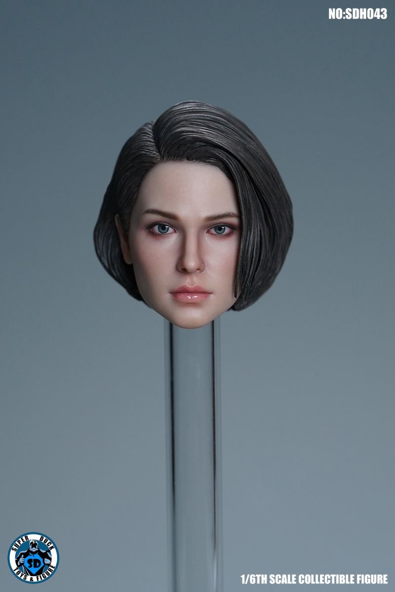 Biochemical policewoman head carving (SDH043) 1/6