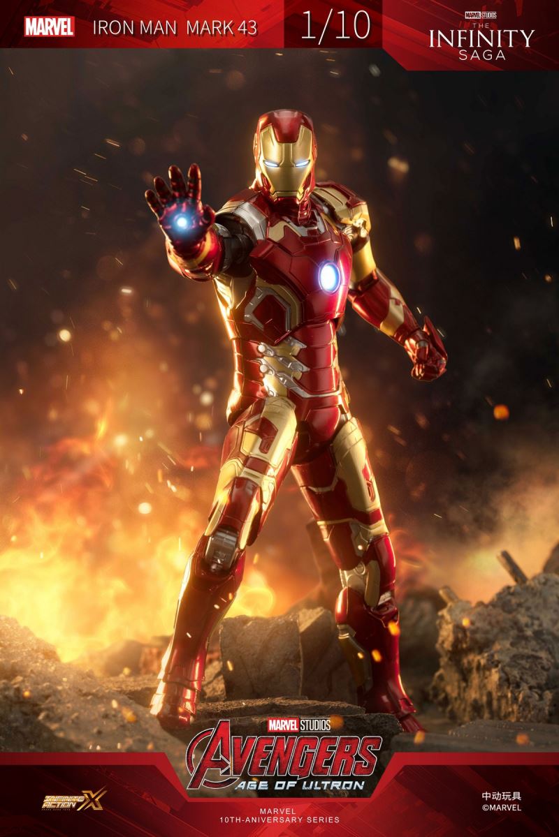 Marvel Iron Man MK43 [luminous version] 1/10