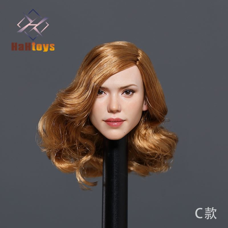 European beauty star head carving [H005] 1/6