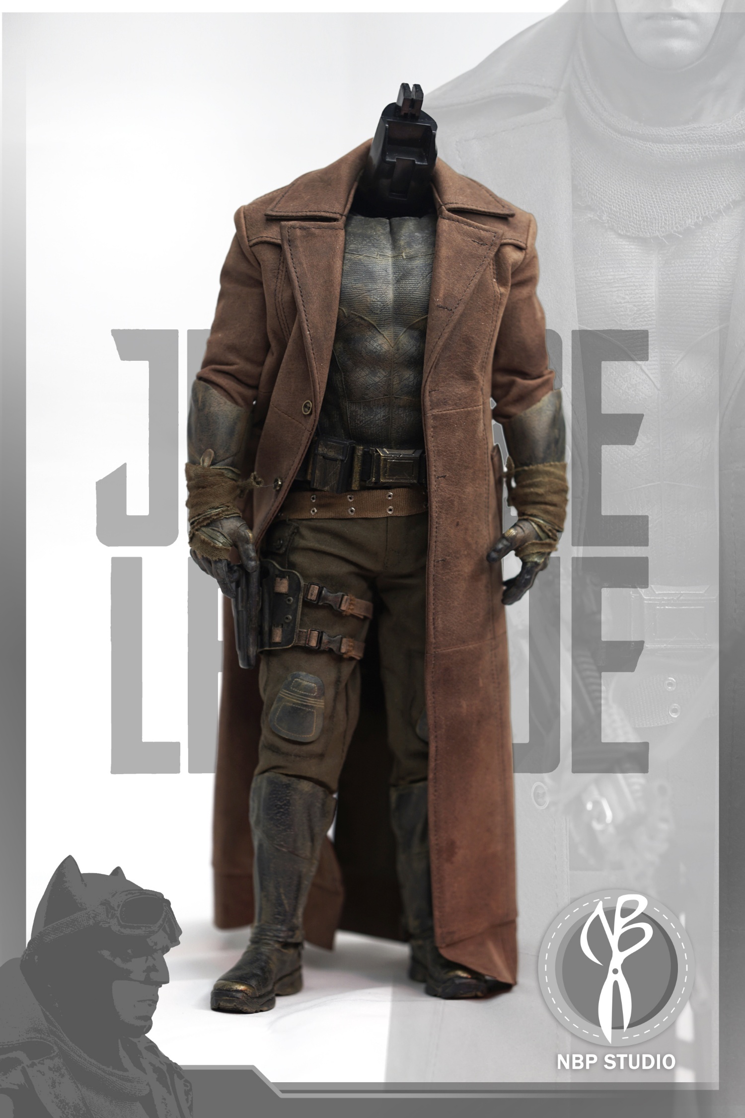 Desert Bat Leather Coat (NB01) 1/6