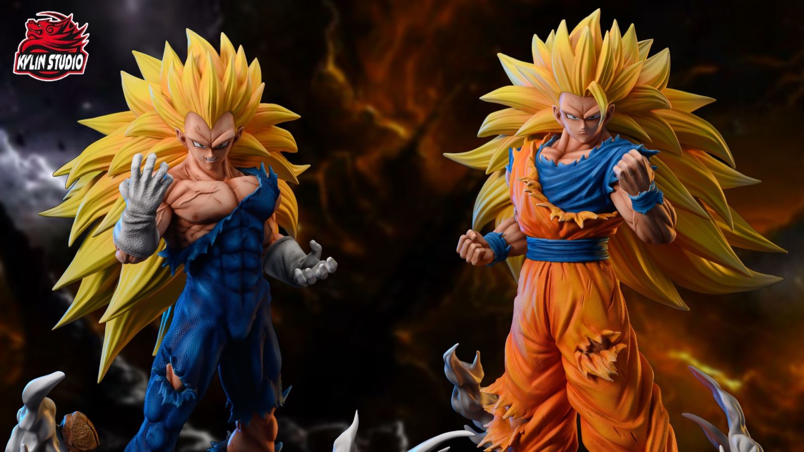 Goku / Vegeta SSJ 3 - Dragon Ball 