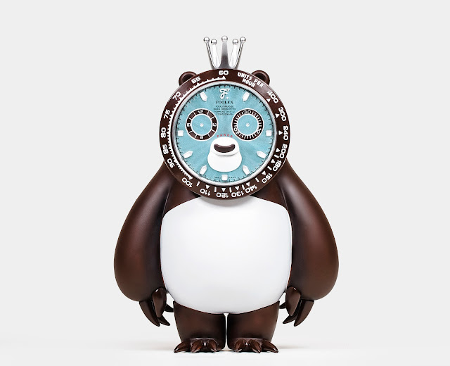 HONMONO TAIKETSU BLUE PANDA Ice Blue Panda