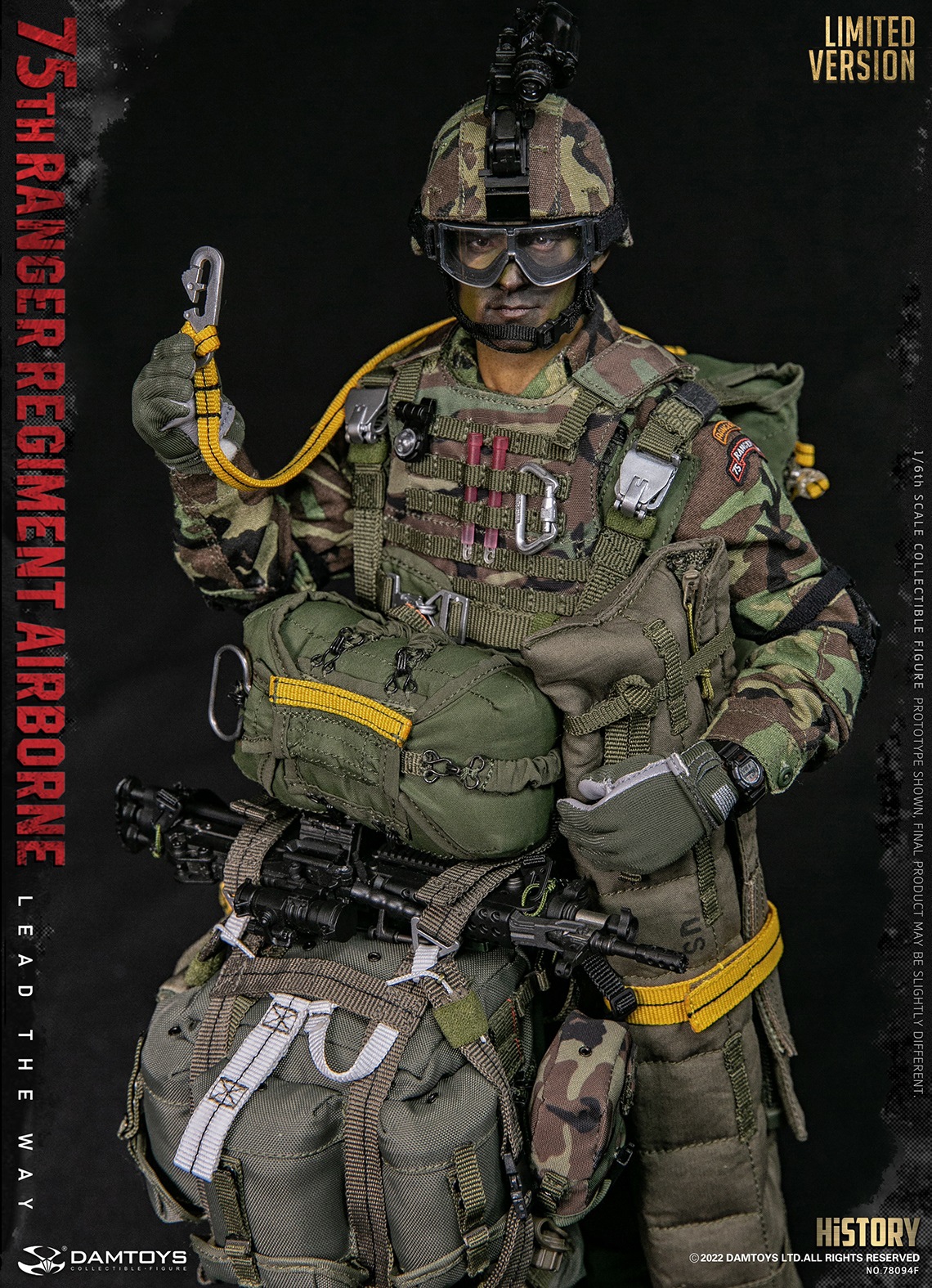 US Army 75th Ranger Airborne Gunner [Limited Edition] 1/6