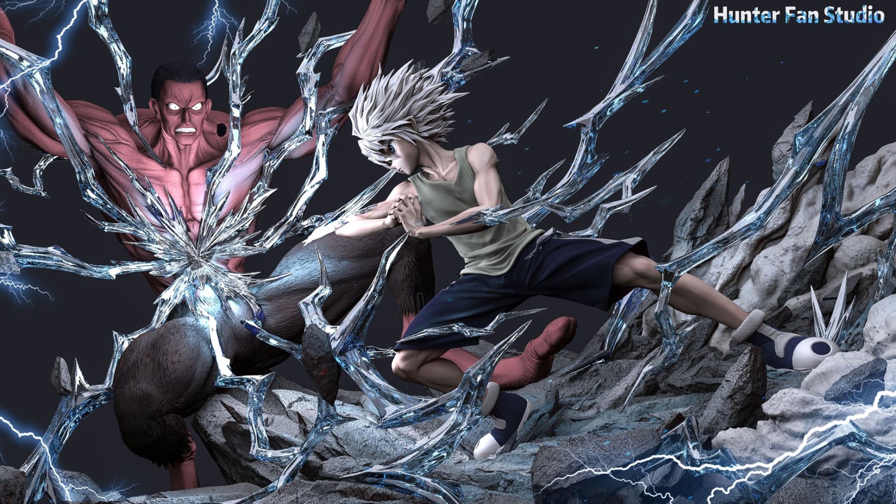 Killua Zoldyck (Godspeed) vs Menthuthuyoupi - HUNTER x HUNTER