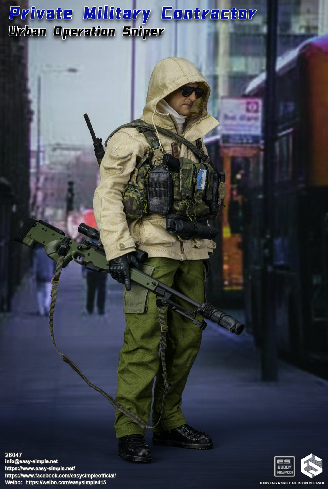 Private Military Contractor Urban Sniper/PMC 1/6