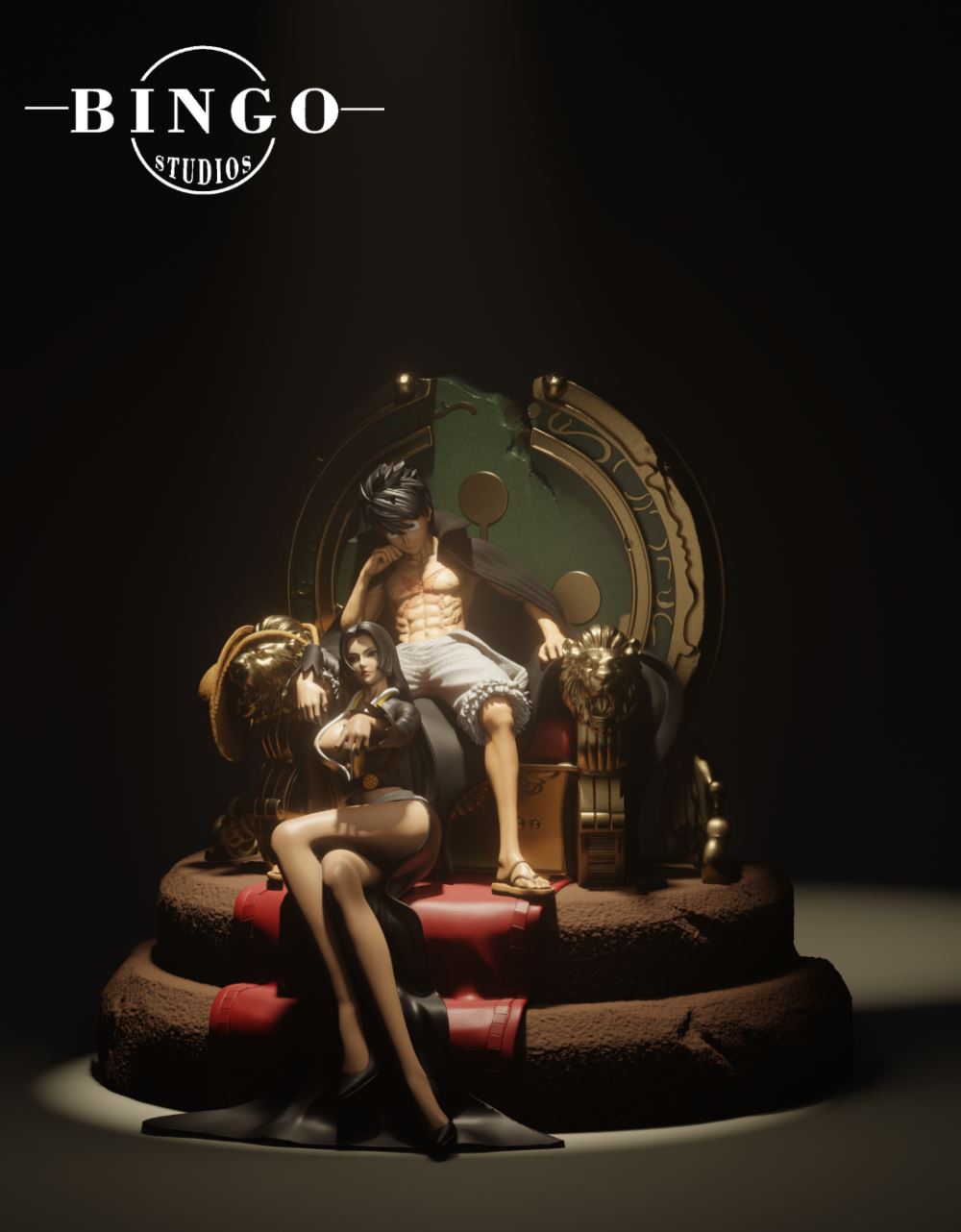 Luffy & Boa Hancock - One Piece