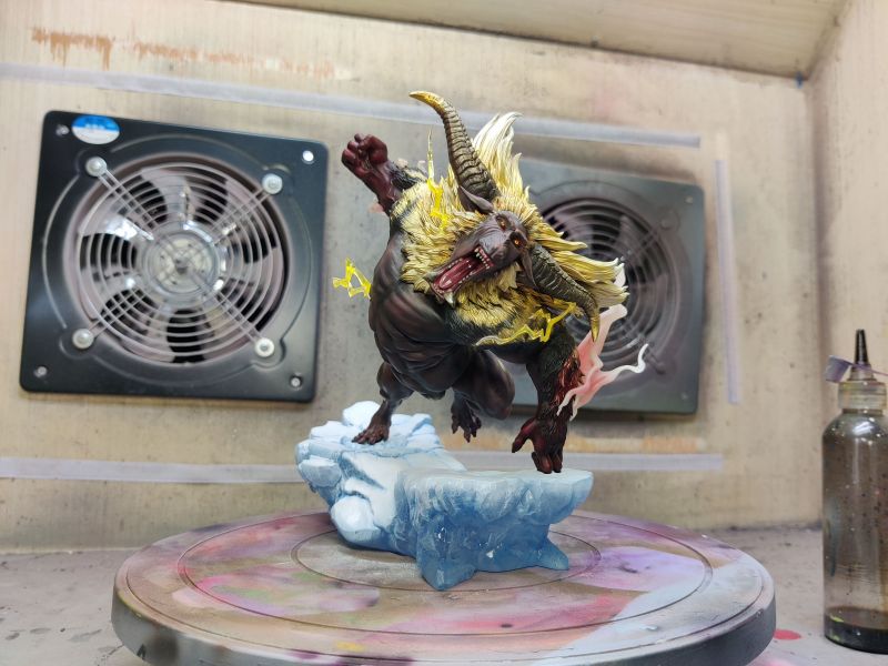 Monster Hunter Icefield Furious Golden Lion