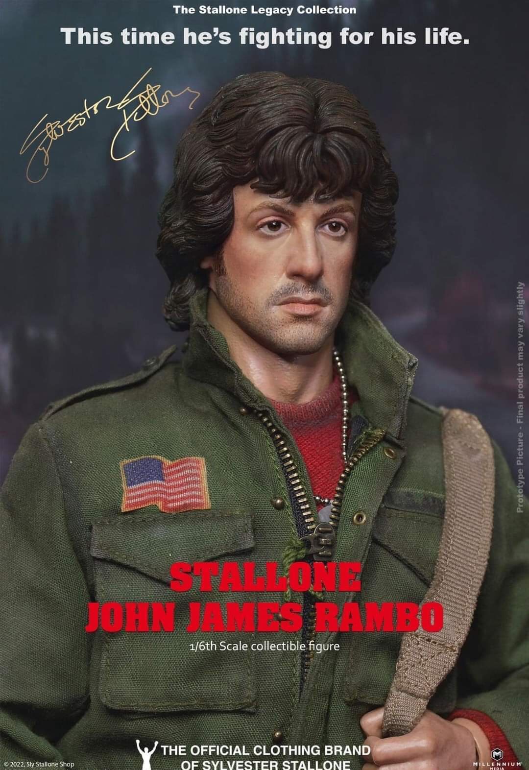 Stallone John James Rambo 1/6