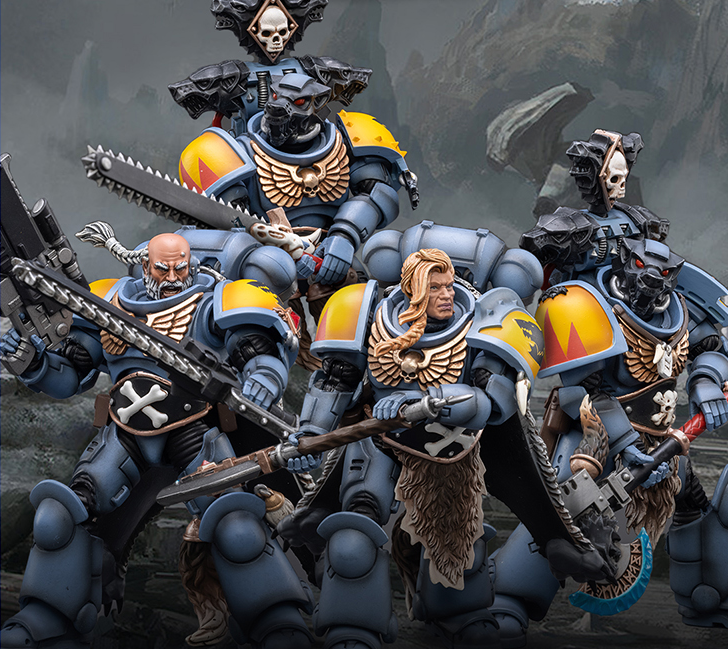 Warhammer 40000 Space Wolf Claw Squad