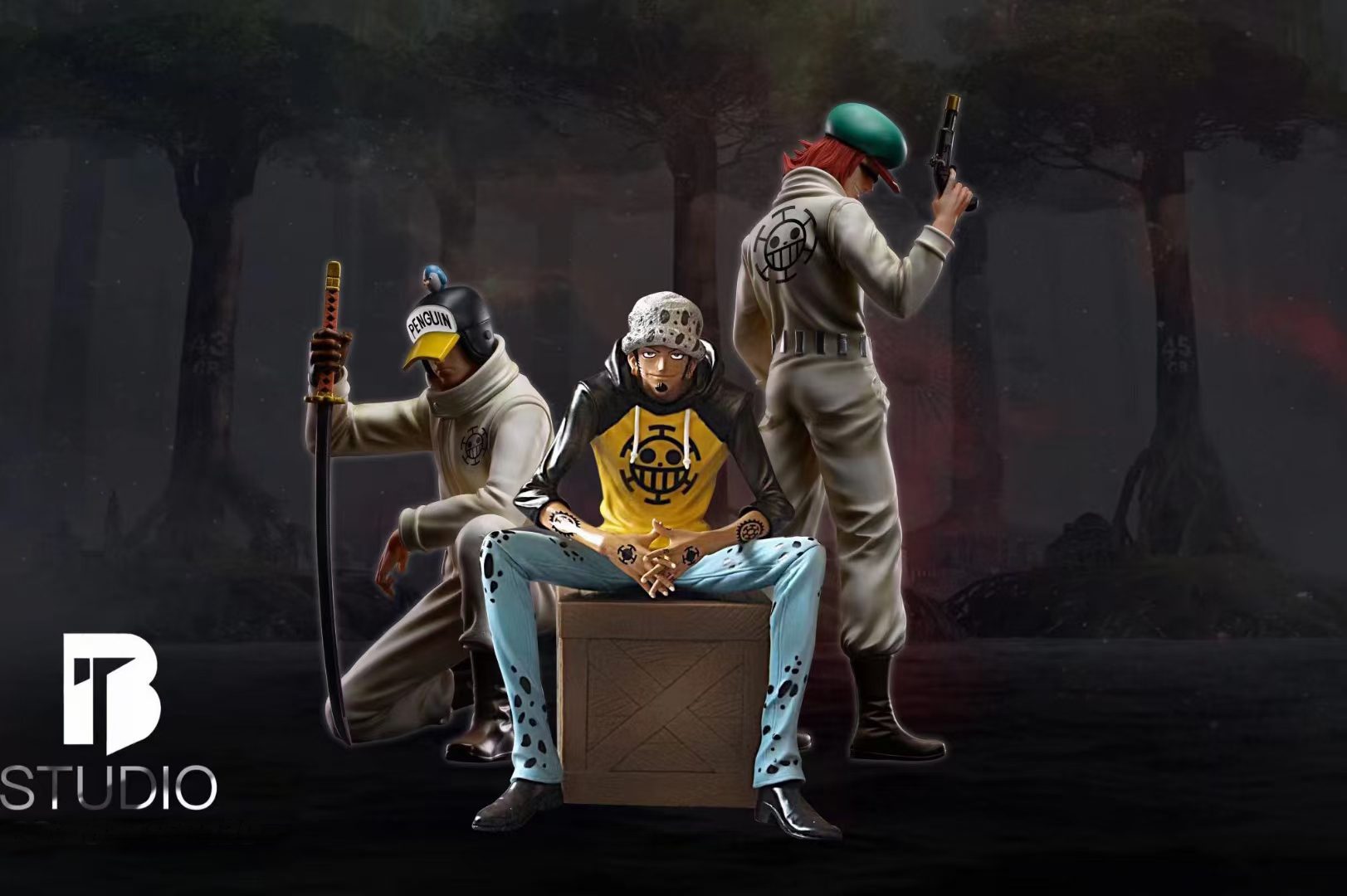 Members of Heart Pirates Shachi & Penguin - ONE PIECE