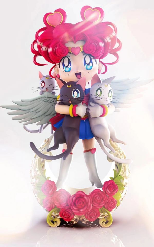 Sailor Mini Moon and the cat