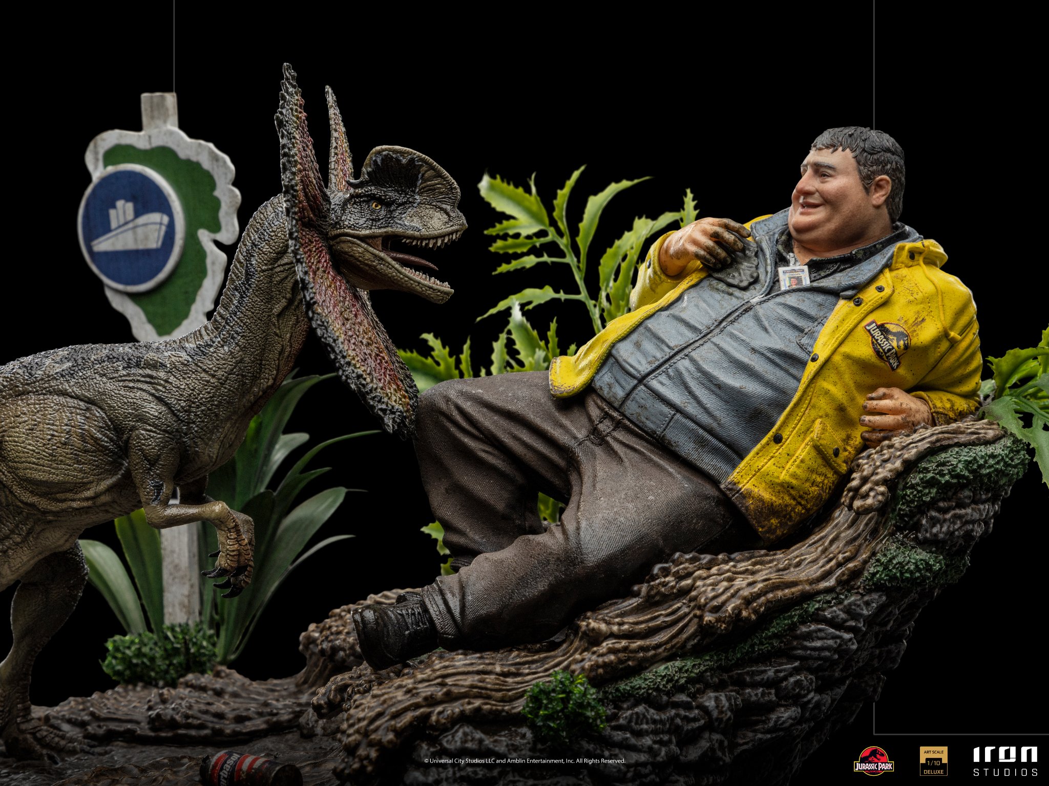 Dennis Nedry Deluxe Art Scale 1/10 – Jurassic Park