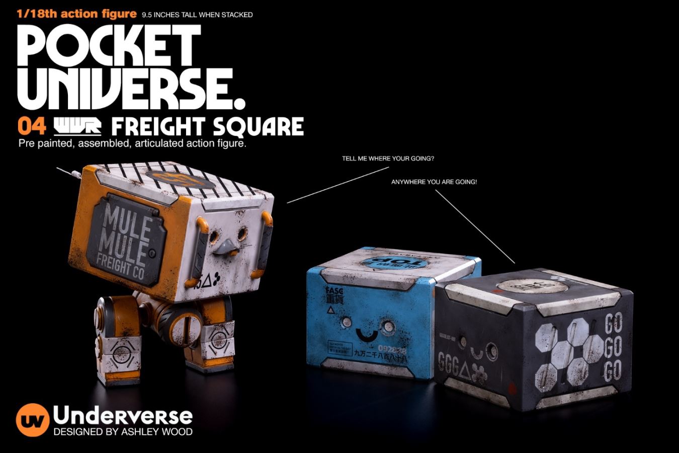 Pocket Universe Series WWR Stacked Arhat Heavy Cargo Cube MULE