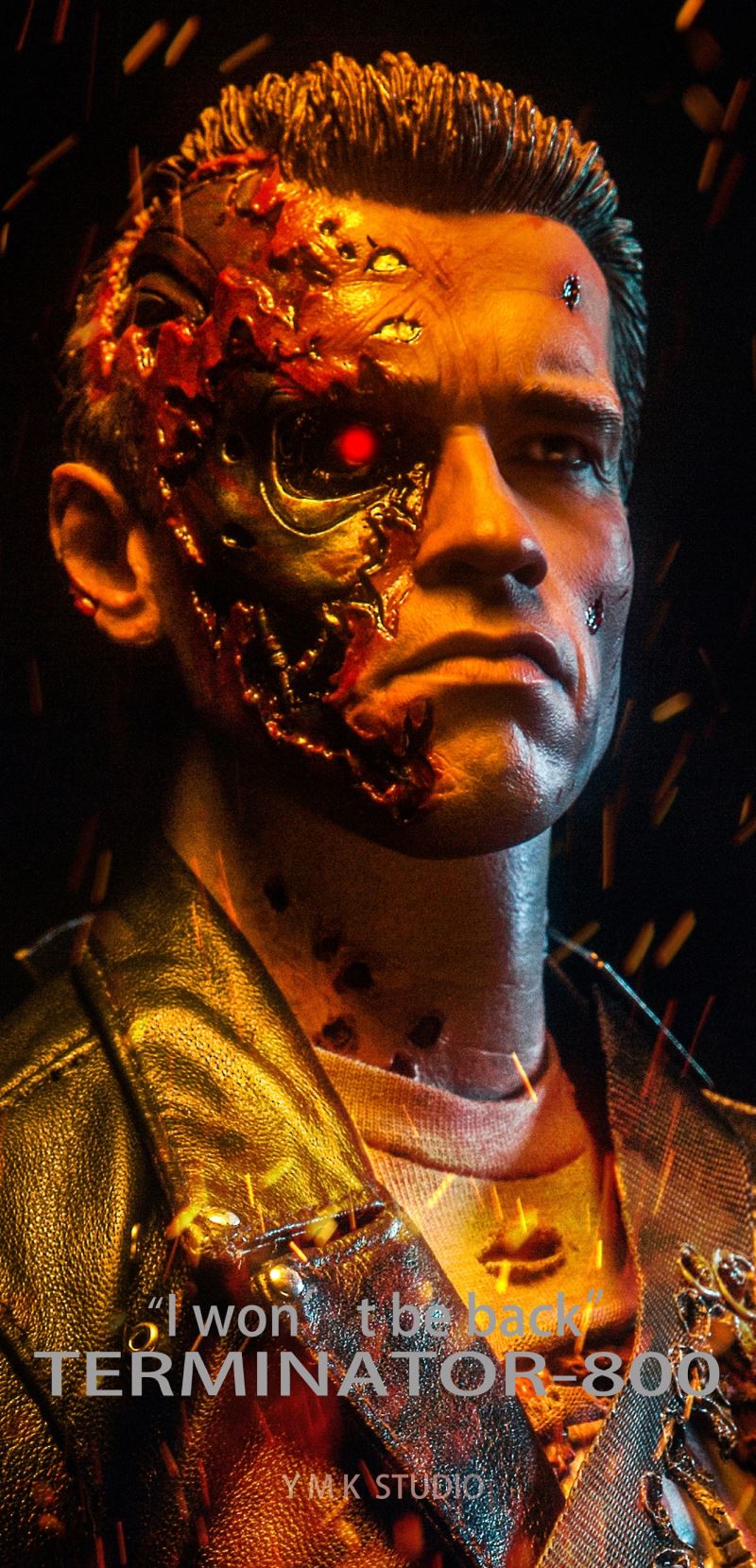 T-800 Damage Leather 1/4