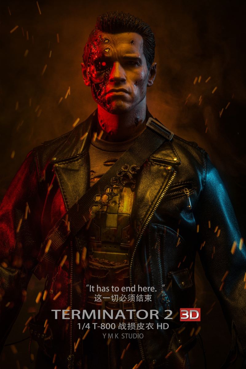 T-800 Damage Leather 1/4