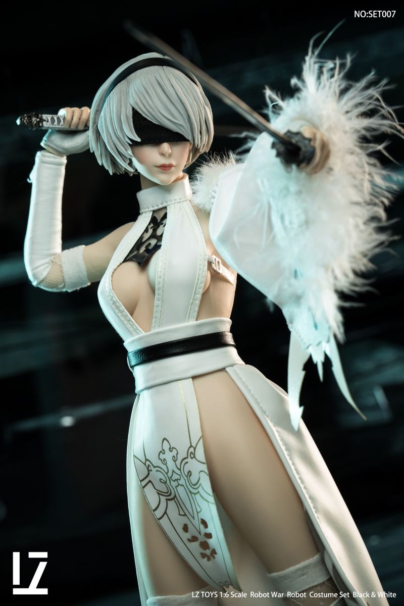 ROBOT WAR android costume set BLACK & WHITE (SET006/007) 1/6