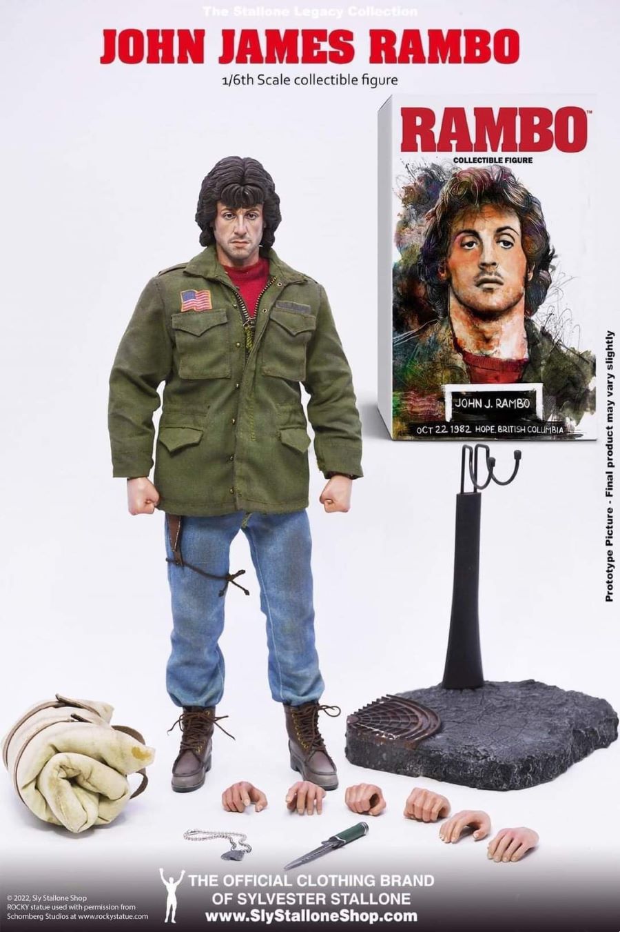 Stallone John James Rambo 1/6