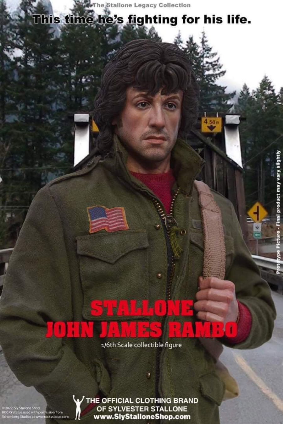 Stallone John James Rambo 1/6