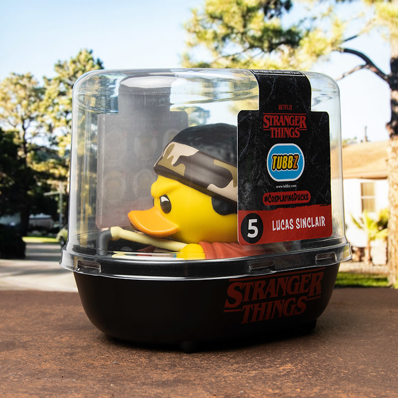 Stranger Things Dustin Henderson / Lucas Sinclair Cosplaying Duck Collectible