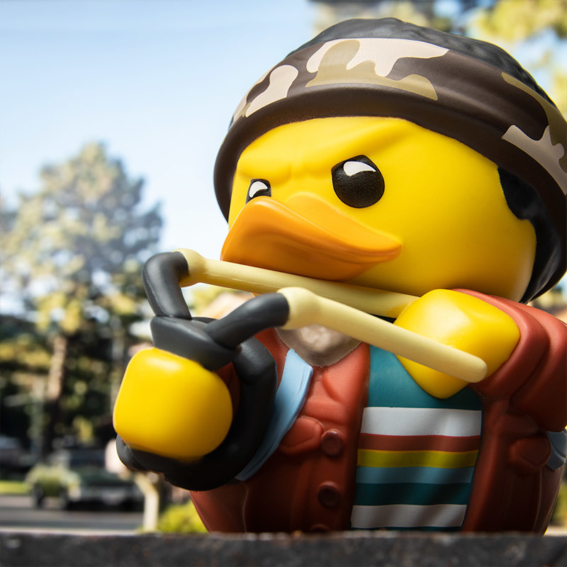 Stranger Things Dustin Henderson / Lucas Sinclair Cosplaying Duck Collectible