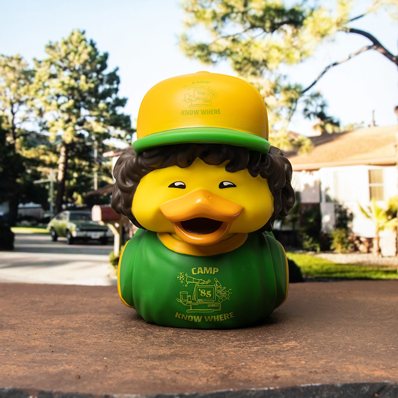 Stranger Things Dustin Henderson / Lucas Sinclair Cosplaying Duck Collectible