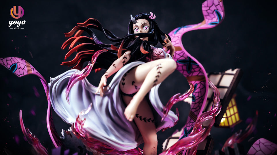 Nezuko Fully Awakened Form & Crying Little Nezuko - Demon Slayer