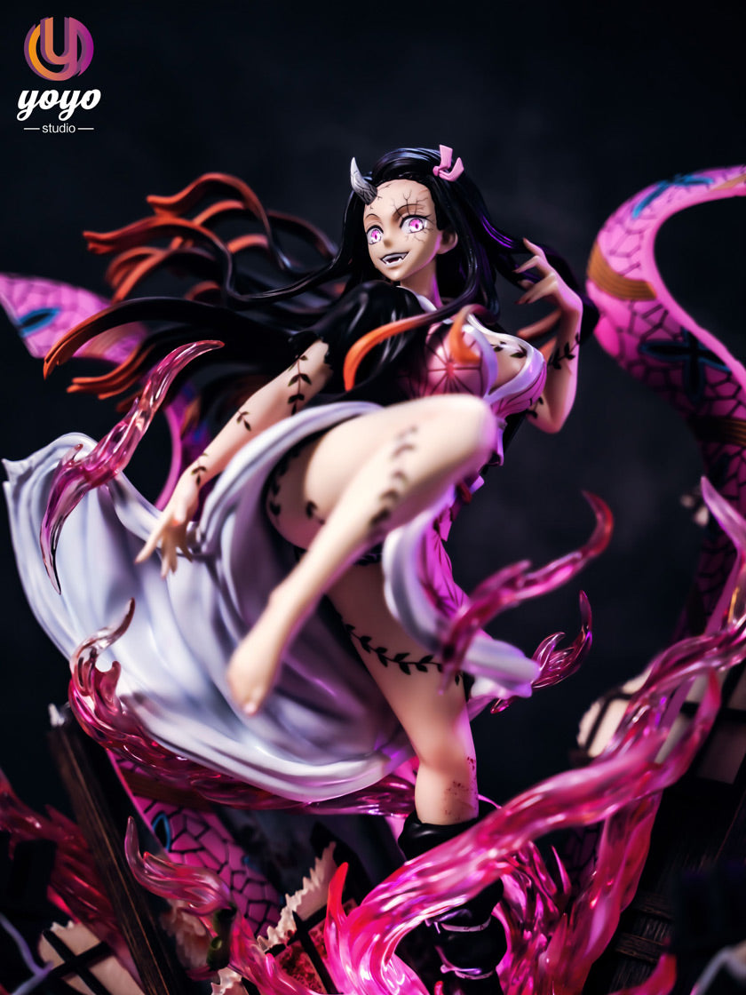 Nezuko Fully Awakened Form & Crying Little Nezuko - Demon Slayer