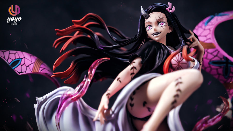 Nezuko Fully Awakened Form & Crying Little Nezuko - Demon Slayer
