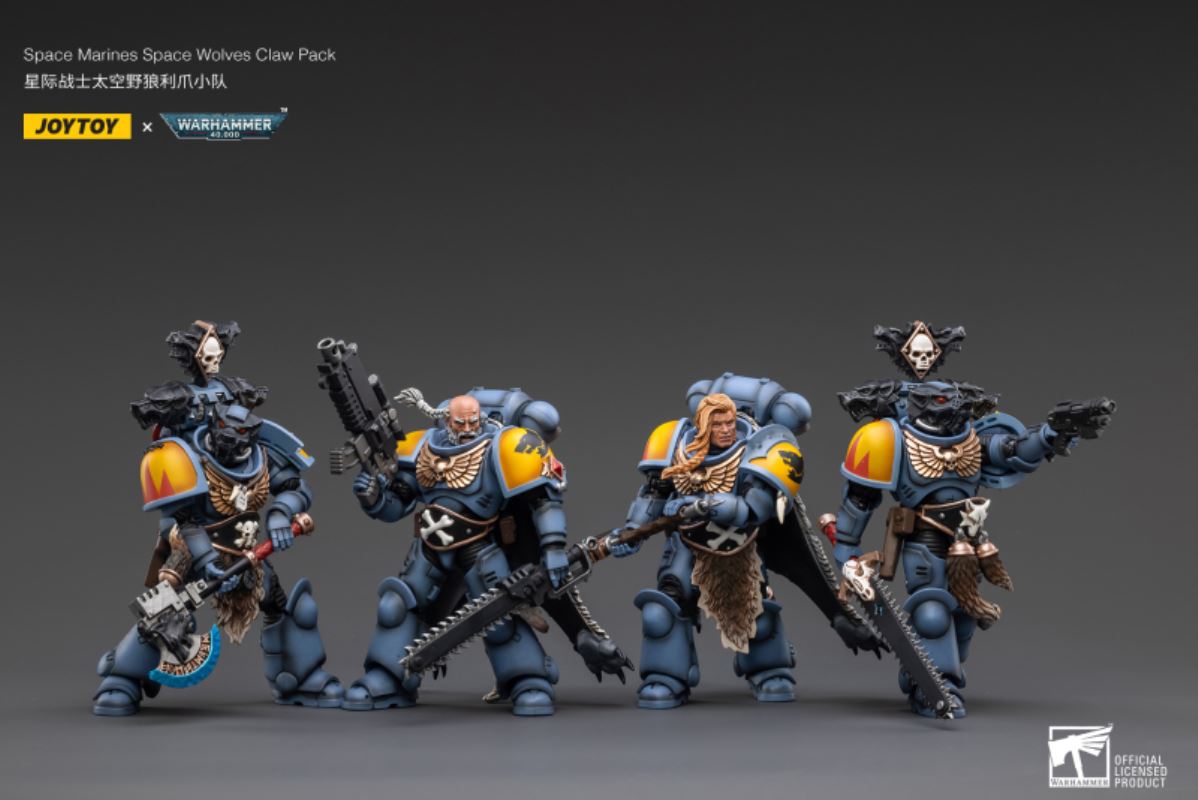 Warhammer 40000 Space Wolf Claw Squad