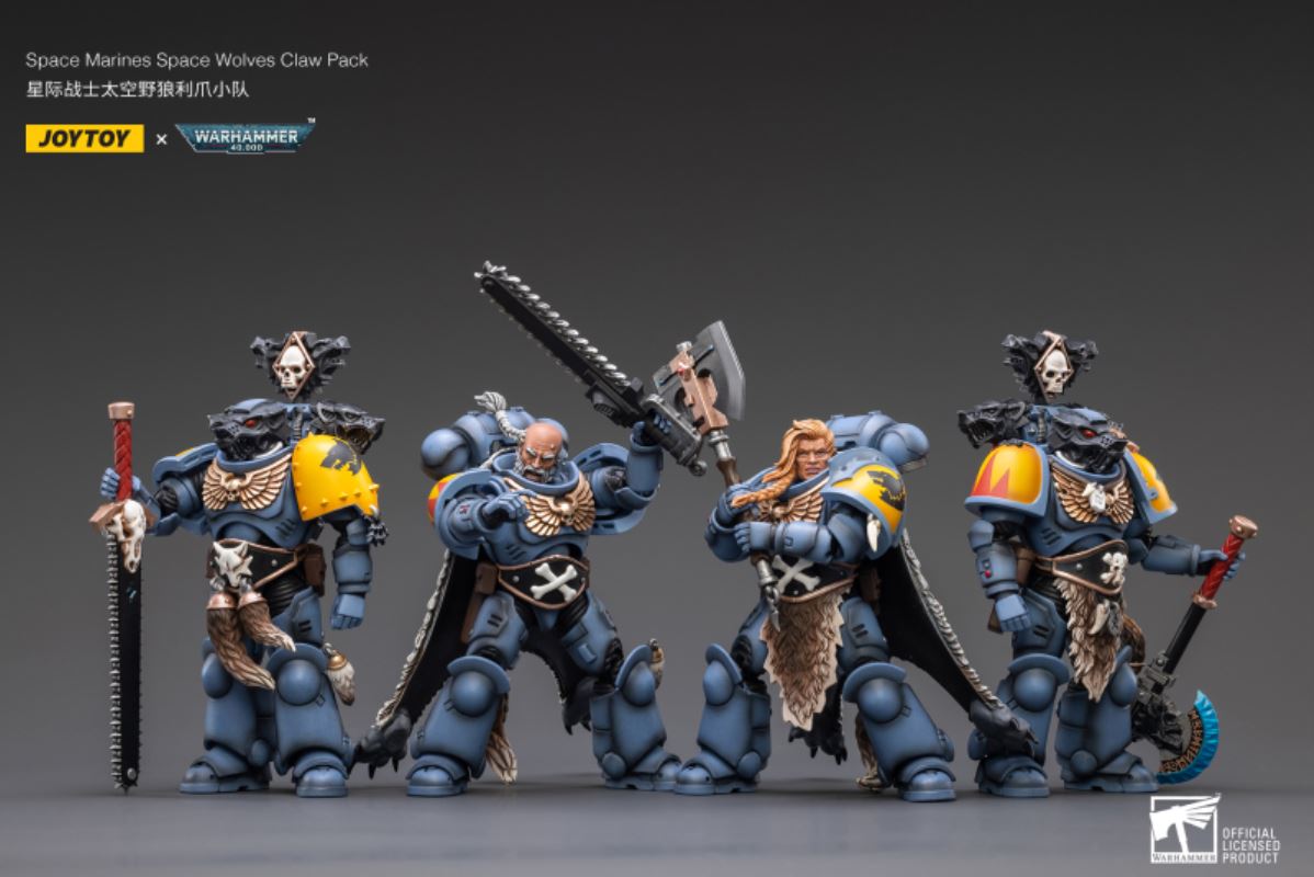 Warhammer 40000 Space Wolf Claw Squad