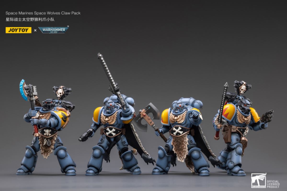 Warhammer 40000 Space Wolf Claw Squad