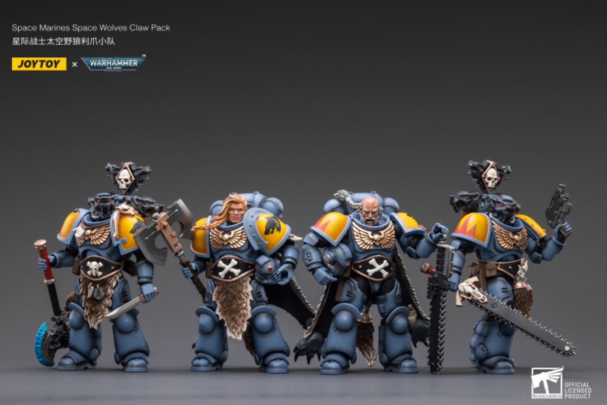 Warhammer 40000 Space Wolf Claw Squad