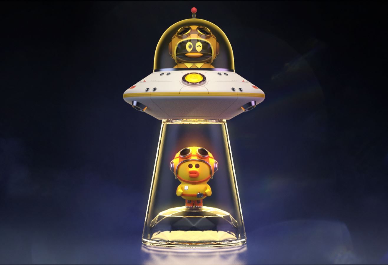 QQ and Sally *Spaceship and EGG spaceship