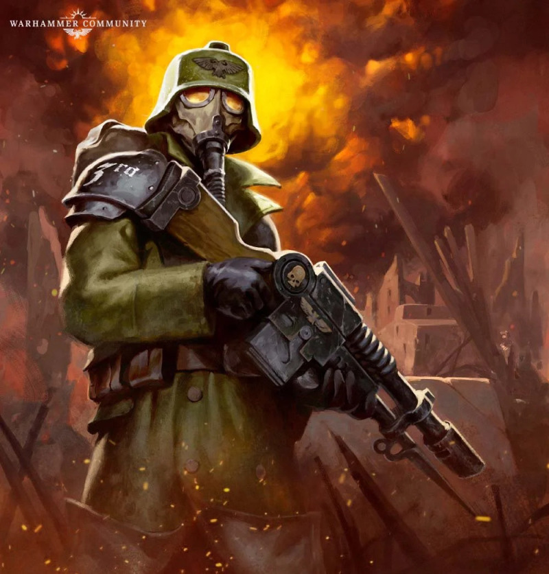 Warhammer 40000 Krieg Death Corps 1/18
