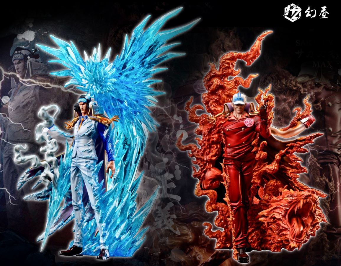Admiral Akainu and Aokiji – One Piece