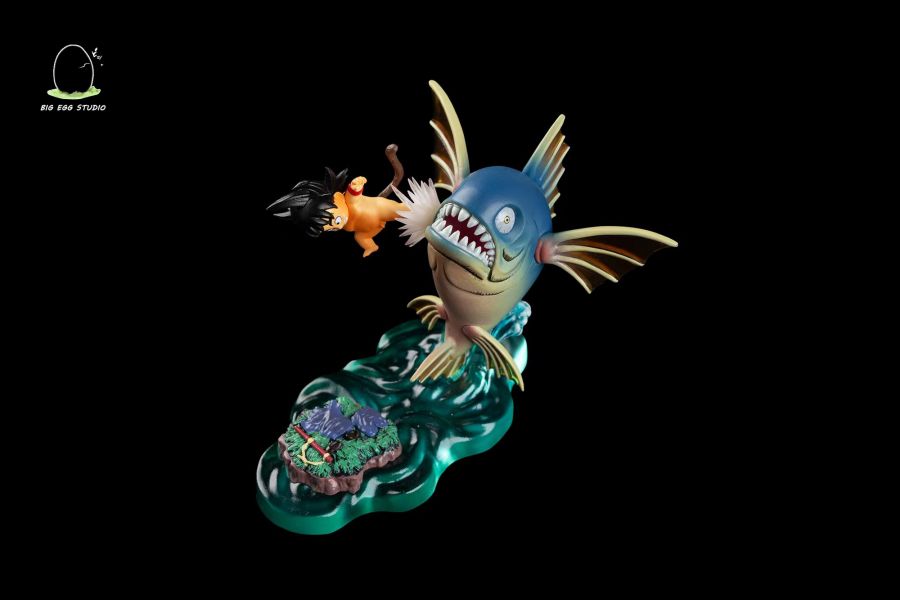 Goku kick fish