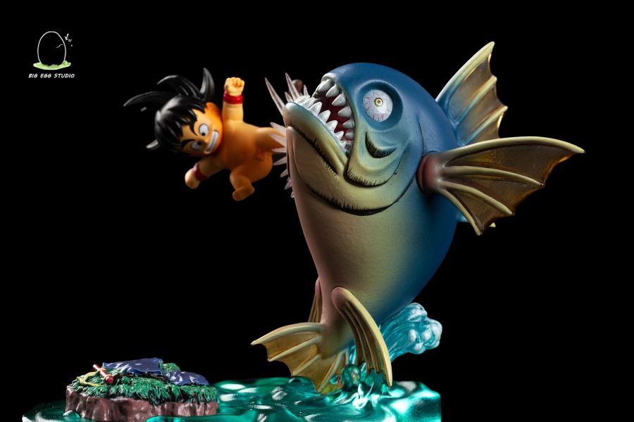 Goku kick fish