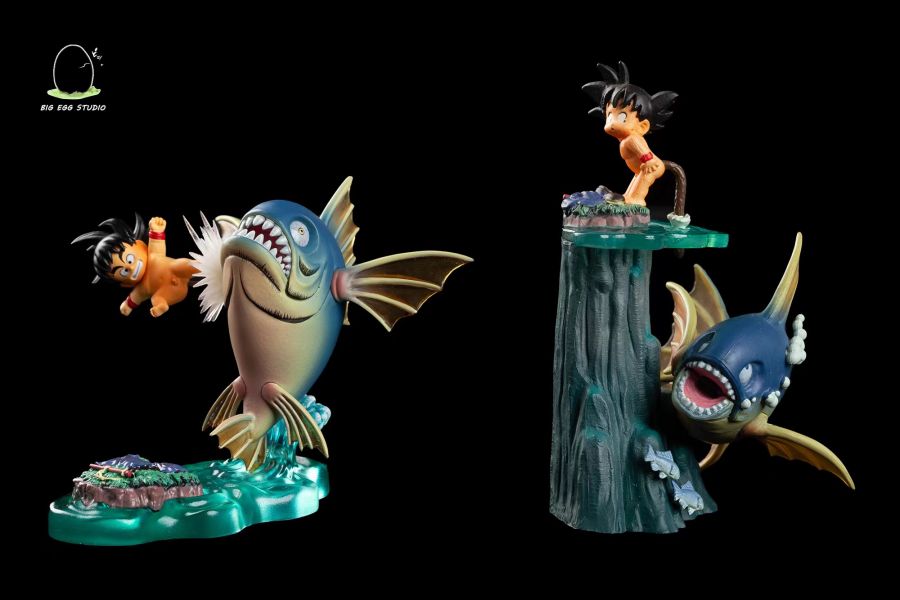 Goku kick fish