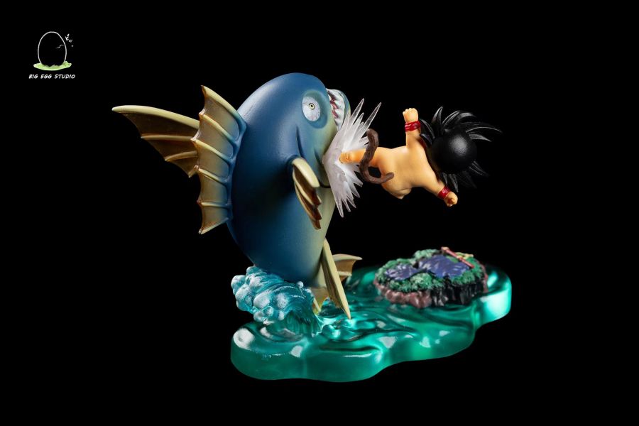 Goku kick fish