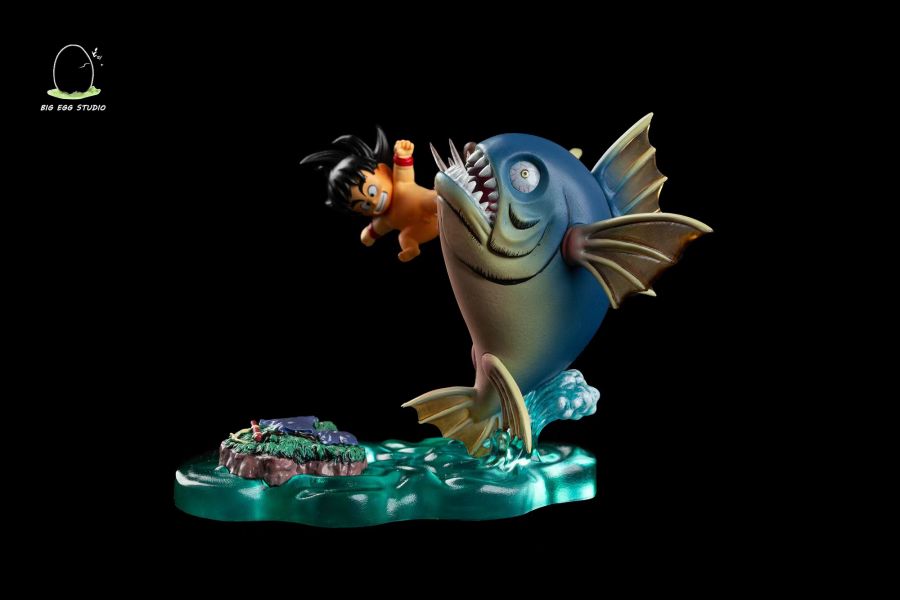 Goku kick fish