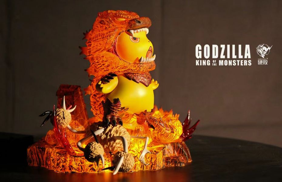 Pikachu cos Godzilla