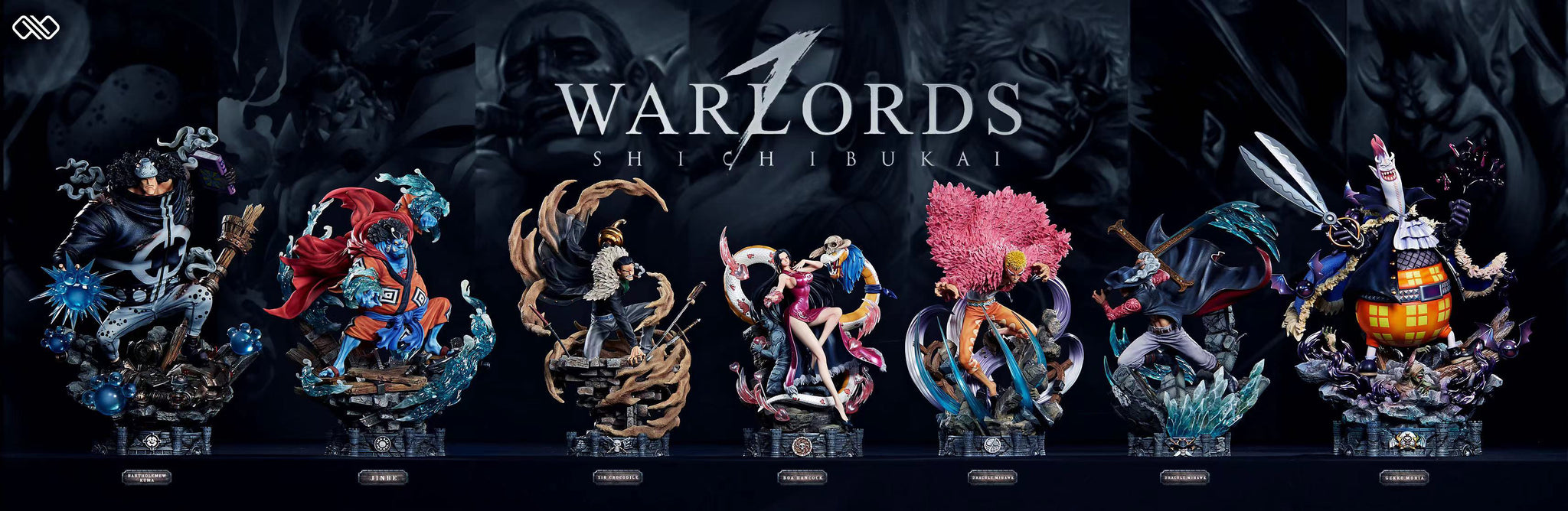 Marineford Arc Series Gecko Moria & Jinbe - ONE PIECE