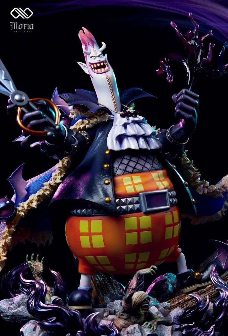 Marineford Arc Series Gecko Moria & Jinbe - ONE PIECE