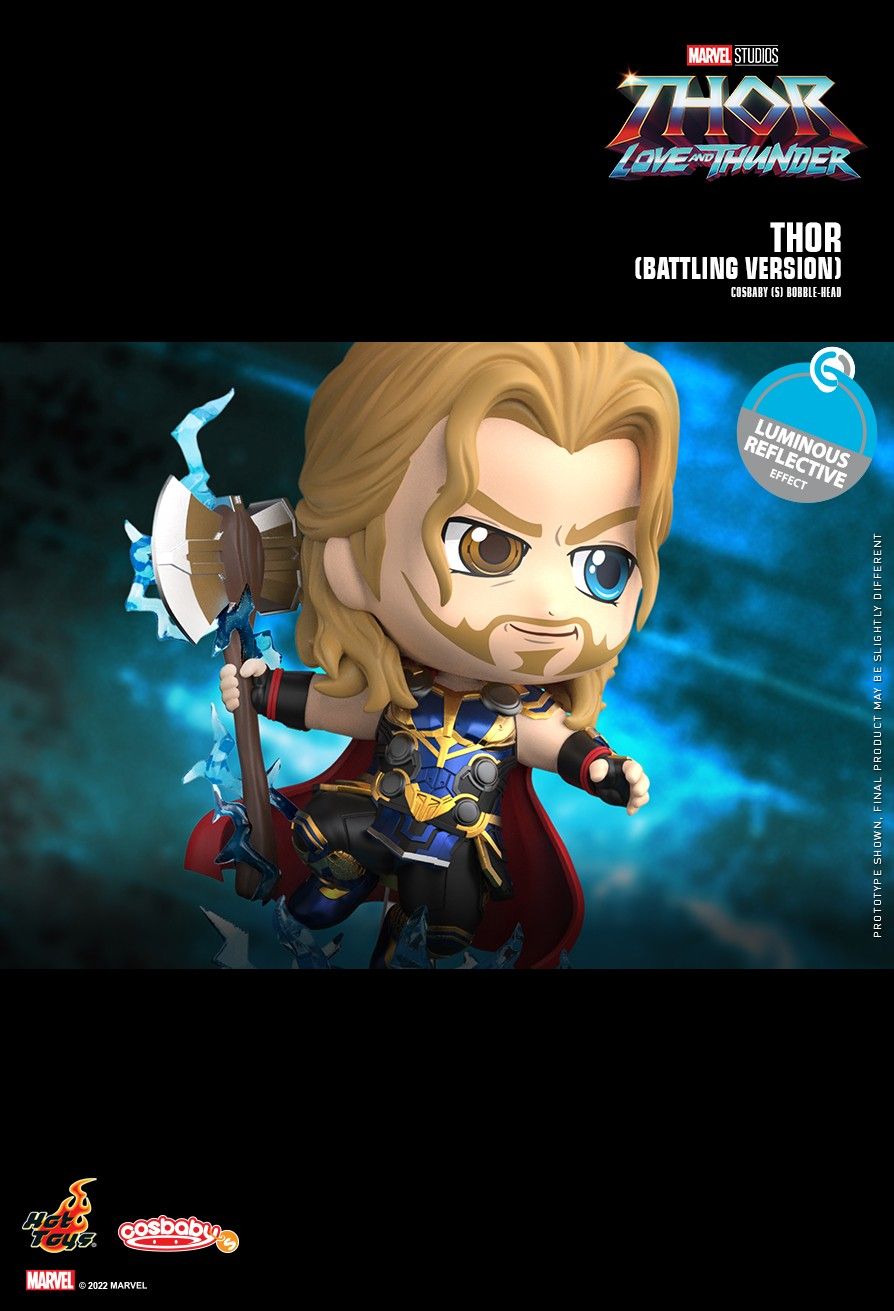 THOR: LOVE AND THUNDER COSBABY (S) BOBBLE-HEAD